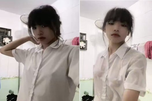 Em gái tắm táp cũng muốn anh nhìn